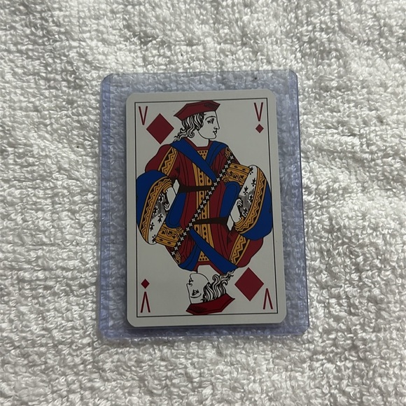 Louis Vuitton blue playing card JACK of diamonds with COA - Picture 2 of 4